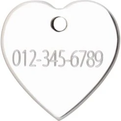 Red Dingo Heart Personalized Silver Stainless Steel Dog & Cat ID Tag 10 Red Dingo Heart Personalized Silver Stainless Steel Dog & Cat ID Tag -Blue Buffalo Shop 260765 PT3. AC SS1800 V1617410517