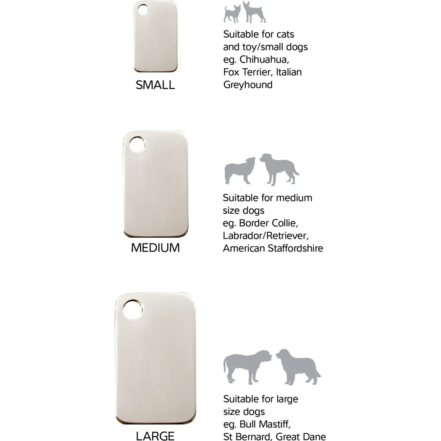 Red Dingo Rectangle Stainless Steel Personalized Dog & Cat ID Tag 7 Red Dingo Rectangle Stainless Steel Personalized Dog & Cat ID Tag - Image 5