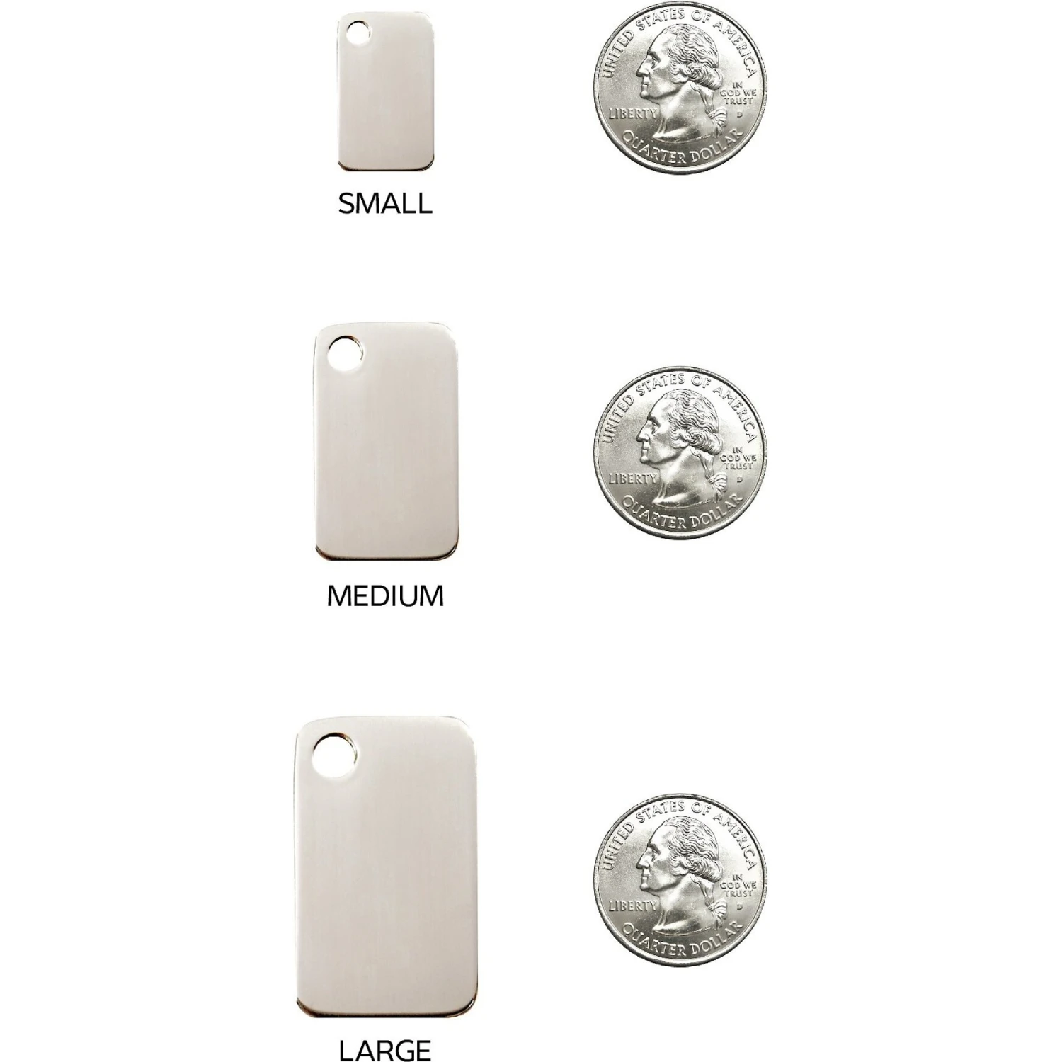 Red Dingo Rectangle Stainless Steel Personalized Dog & Cat ID Tag 8 Red Dingo Rectangle Stainless Steel Personalized Dog & Cat ID Tag - Image 6