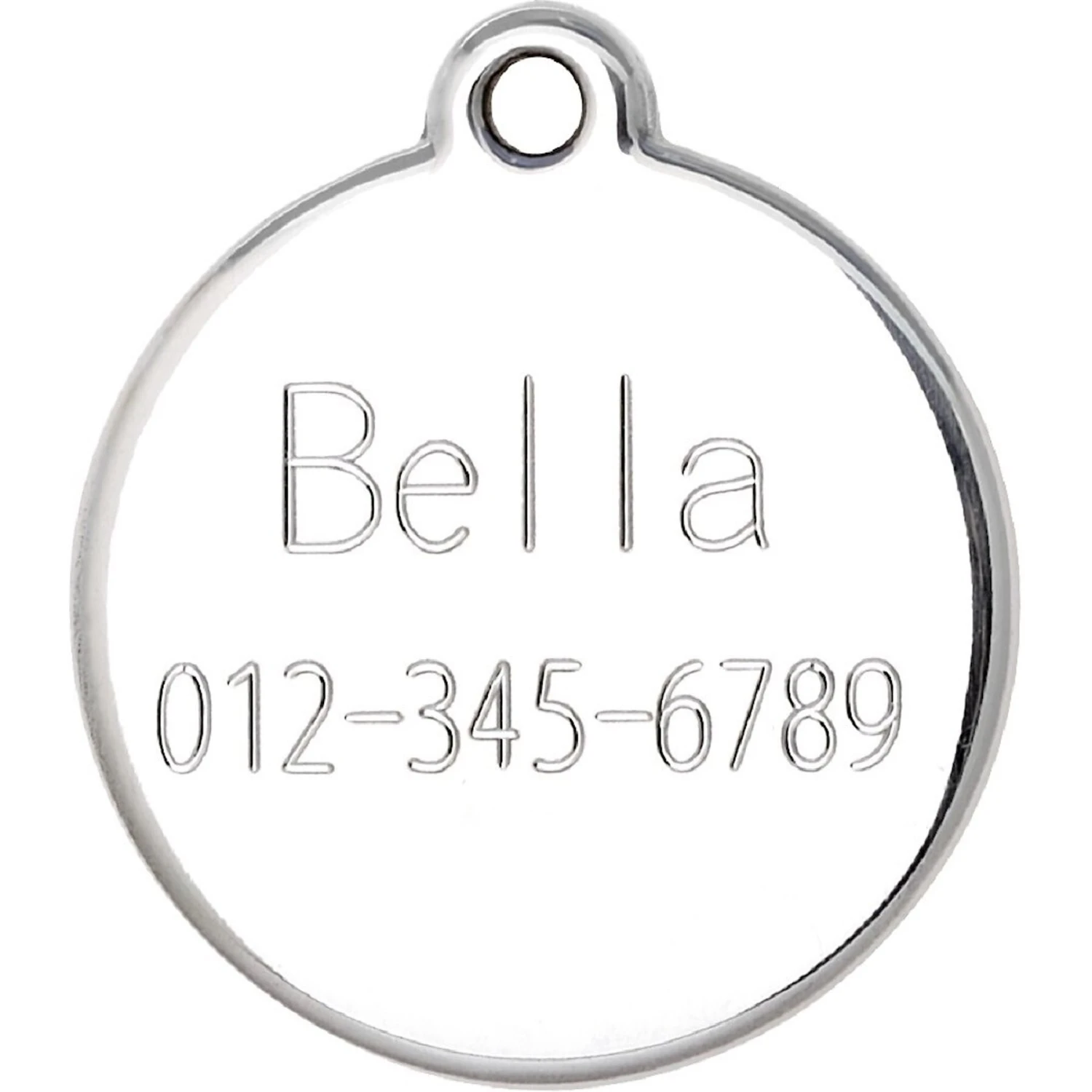 Red Dingo Cupcake Stainless Steel Personalized Dog & Cat ID Tag 7 Red Dingo Cupcake Stainless Steel Personalized Dog & Cat ID Tag - Image 5