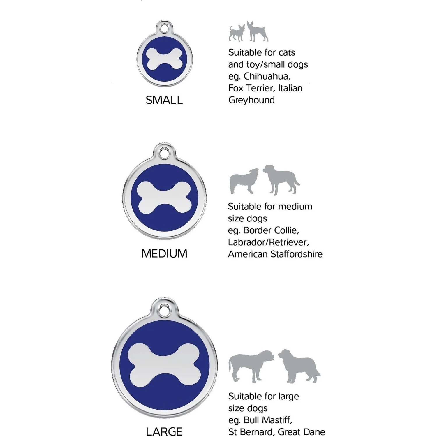 Red Dingo Cupcake Stainless Steel Personalized Dog & Cat ID Tag 8 Red Dingo Cupcake Stainless Steel Personalized Dog & Cat ID Tag - Image 6