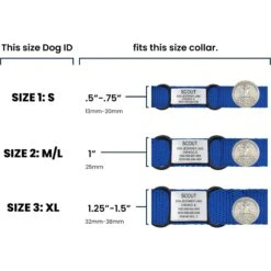 DOG ID Personalized Dog ID Tag -Blue Buffalo Shop 262031 PT2. AC SS1800 V1685989823