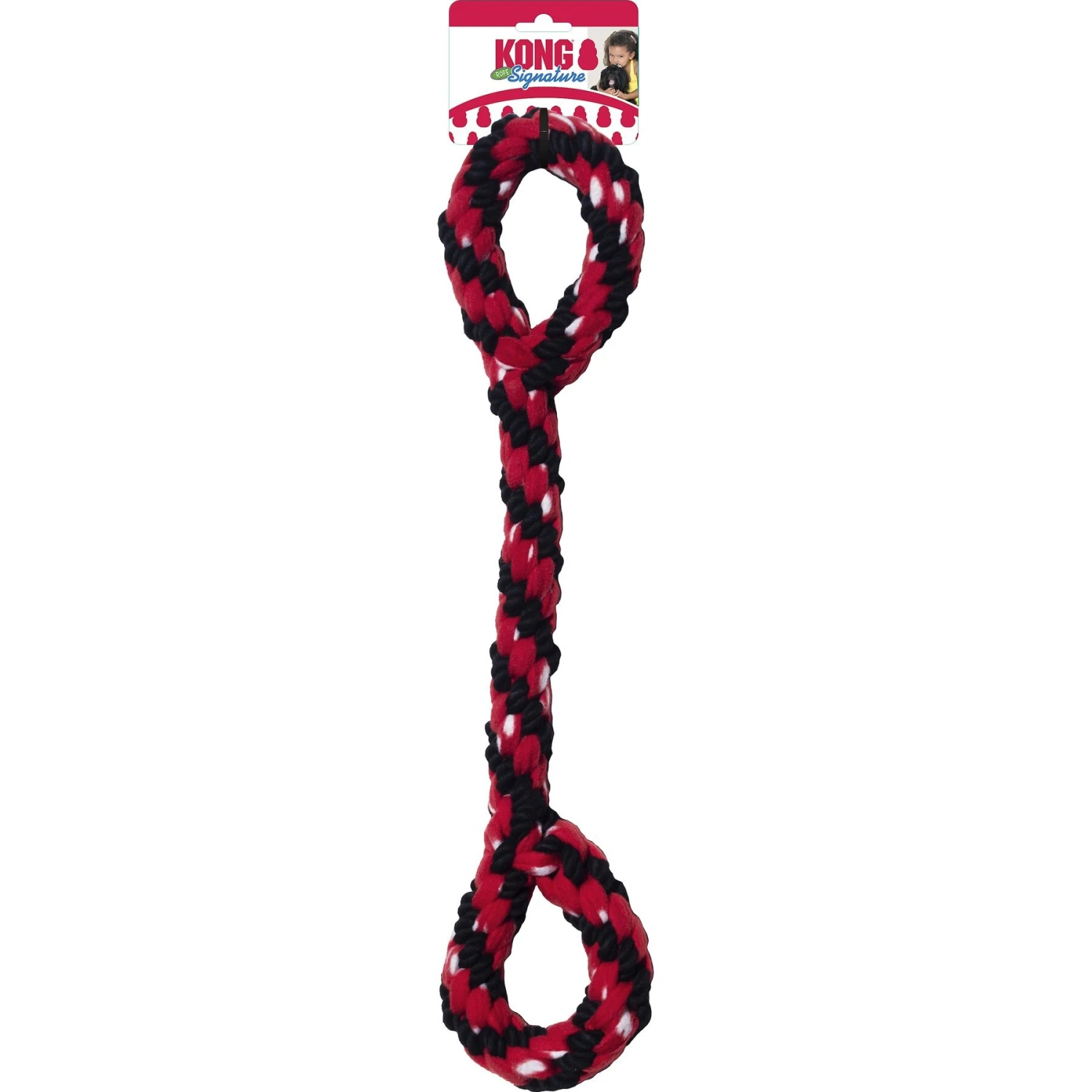 KONG Signature Double Tug Rope Dog Toy 6 KONG Signature Double Tug Rope Dog Toy - Image 4
