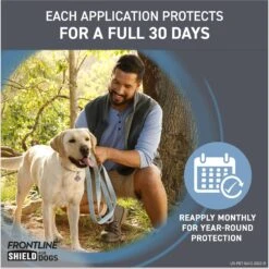 Frontline Shield Flea & Tick Treatment For Extra Small Dogs, 5 - 10 Lbs 15 Frontline Shield Flea & Tick Treatment For Extra Small Dogs, 5 - 10 Lbs -Blue Buffalo Shop 263168 PT4. AC SS1800 V1696449987