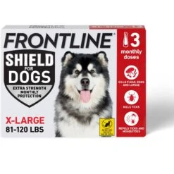 Frontline Shield Flea & Tick Treatment For Extra Large Dogs, 81 - 120 Lbs