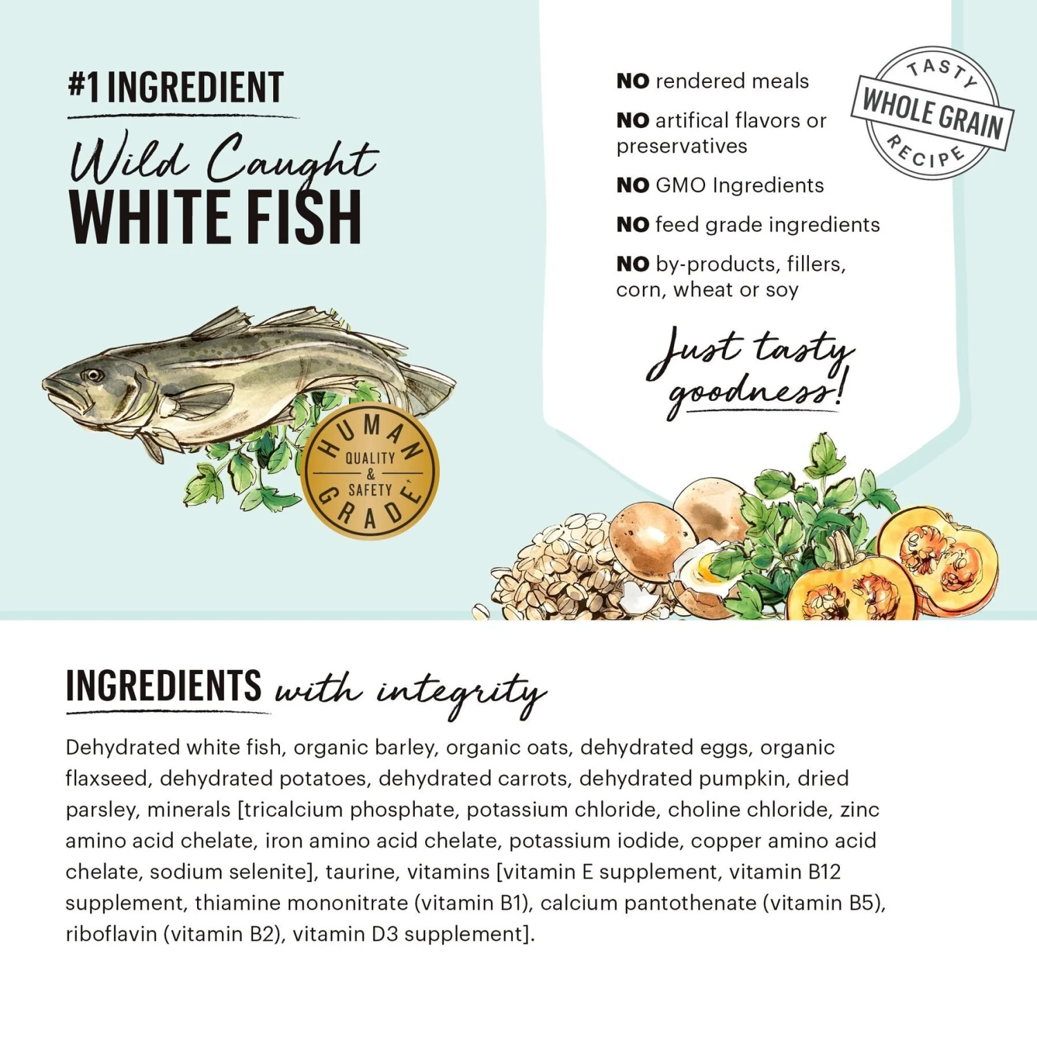 The Honest Kitchen Whole Grain Fish & Oat Recipe Dehydrated Dog Food 5 The Honest Kitchen Whole Grain Fish & Oat Recipe Dehydrated Dog Food - Image 3