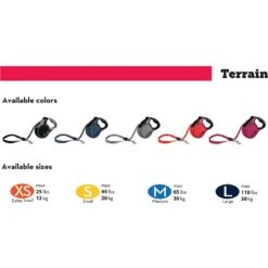 KONG Retractable Terrain Nylon Reflective Retractable Dog Leash -Blue Buffalo Shop 264950 PT2. AC SS1800 V1610817233