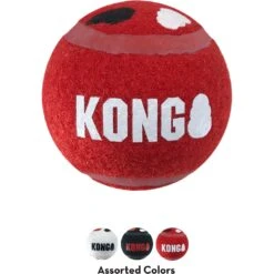 KONG Signature Sport Balls Dog Toy, Red -Blue Buffalo Shop 265138 PT4. AC SS1800 V1631779965