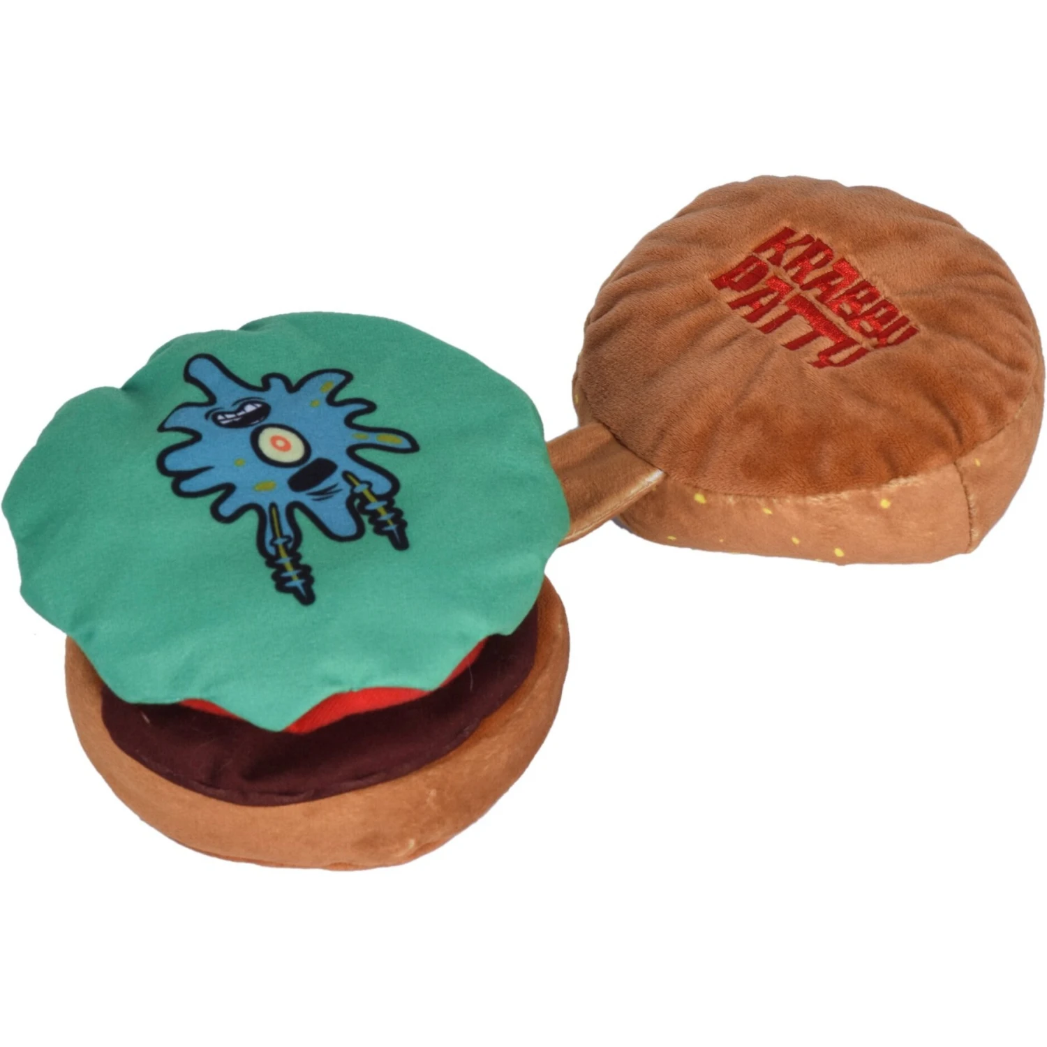 Fetch For Pets SpongeBob Krabby Patty Squeaky Plush Dog Toy 4 Fetch For Pets SpongeBob Krabby Patty Squeaky Plush Dog Toy - Image 2