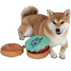 Fetch For Pets SpongeBob Krabby Patty Squeaky Plush Dog Toy 11 Fetch For Pets SpongeBob Krabby Patty Squeaky Plush Dog Toy -Blue Buffalo Shop 265307 PT4. AC SS1800 V1611091706