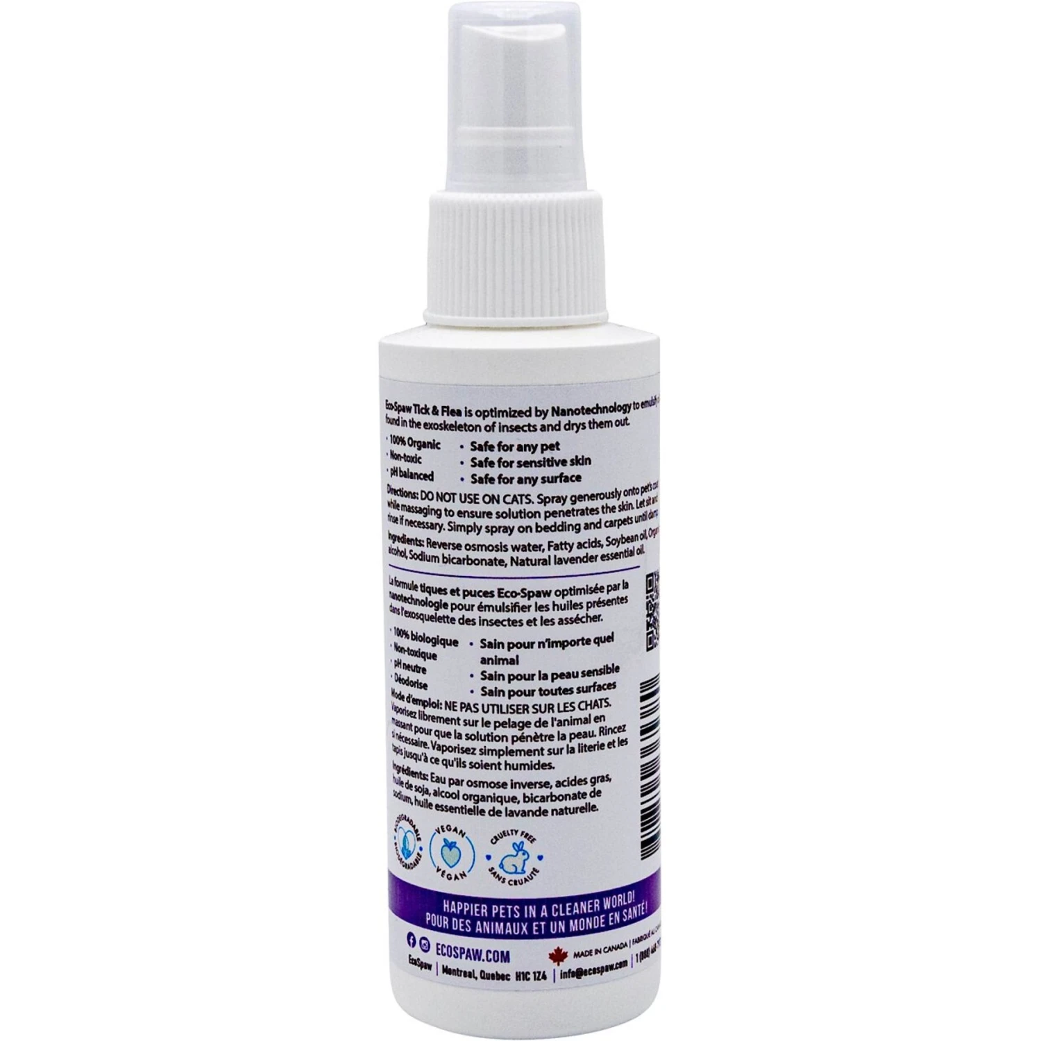 EcoSpaw Natural Lavender Scent Flea & Tick Dog Spray 5 EcoSpaw Natural Lavender Scent Flea & Tick Dog Spray - Image 3