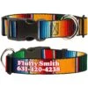 Buckle-Down Polyester Personalized Dog Collar, Zarape 2 Buckle-Down Polyester Personalized Dog Collar, Zarape -Blue Buffalo Shop 266190 MAIN. AC SS1800 V1653415286
