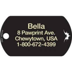 Quick-Tag Disney Skellington Military Personalized Dog & Cat ID Tag -Blue Buffalo Shop 266362 PT2. AC SS1800 V1611845185