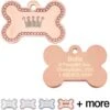 Quick-Tag Diva Bone & Etched Crown Personalized Dog ID Tag 2 Quick-Tag Diva Bone & Etched Crown Personalized Dog ID Tag -Blue Buffalo Shop 266370 MAIN. AC SS1800 V1611844597