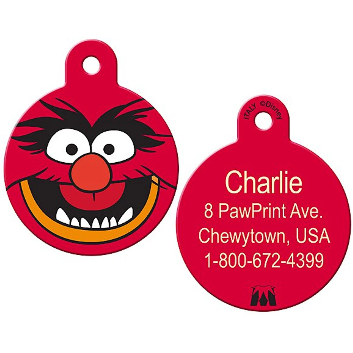 Quick-Tag Disney's Muppets Monster Circle Personalized Dog & Cat ID Tag 3 Quick-Tag Disney's Muppets Monster Circle Personalized Dog & Cat ID Tag