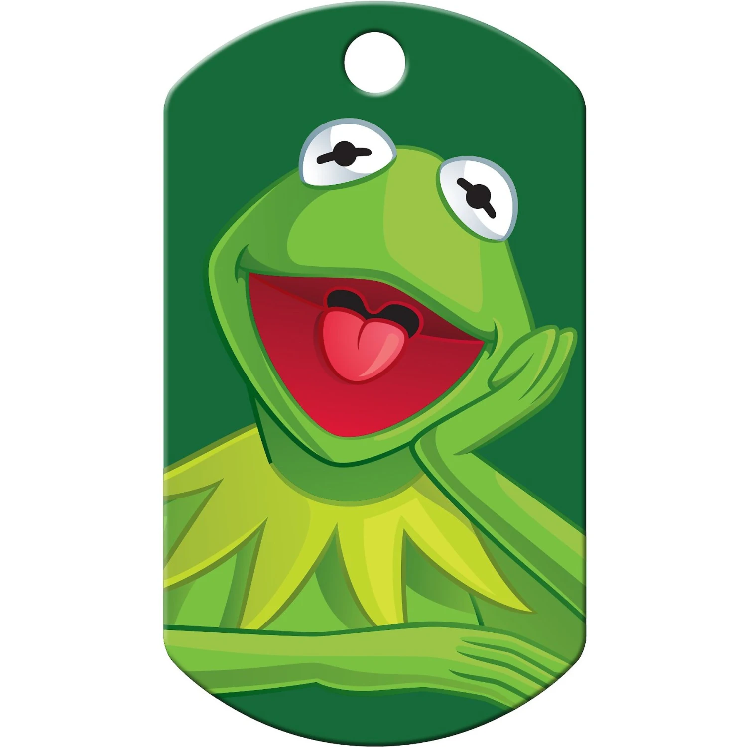 Quick-Tag Disney's Muppets Kermit Military Personalized Dog & Cat ID Tag 4 Quick-Tag Disney's Muppets Kermit Military Personalized Dog & Cat ID Tag - Image 2