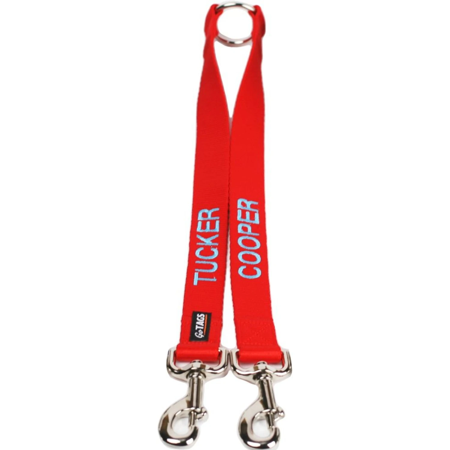 GoTags Personalized Dual Dog Leash Coupler 3 GoTags Personalized Dual Dog Leash Coupler
