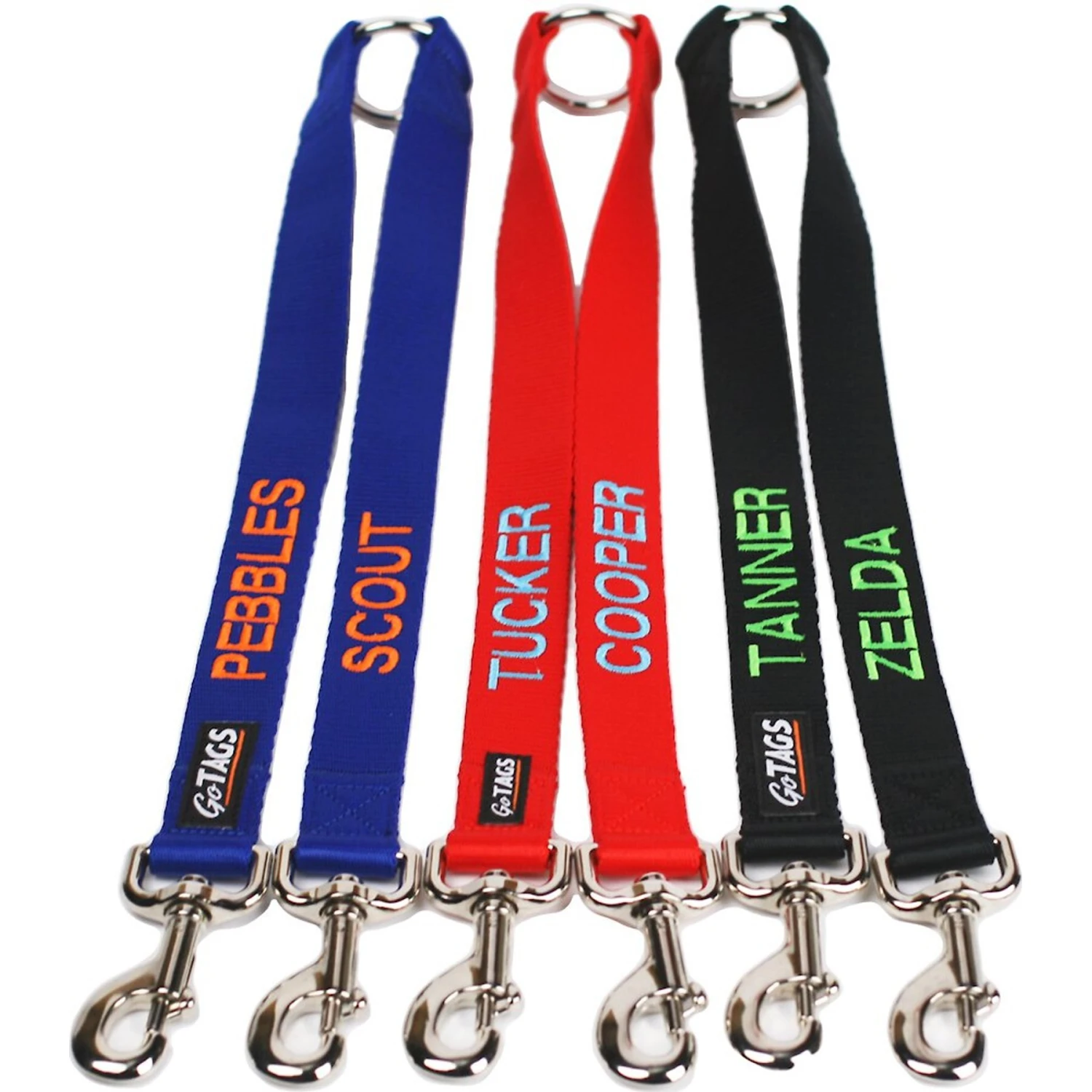 GoTags Personalized Dual Dog Leash Coupler 5 GoTags Personalized Dual Dog Leash Coupler - Image 3