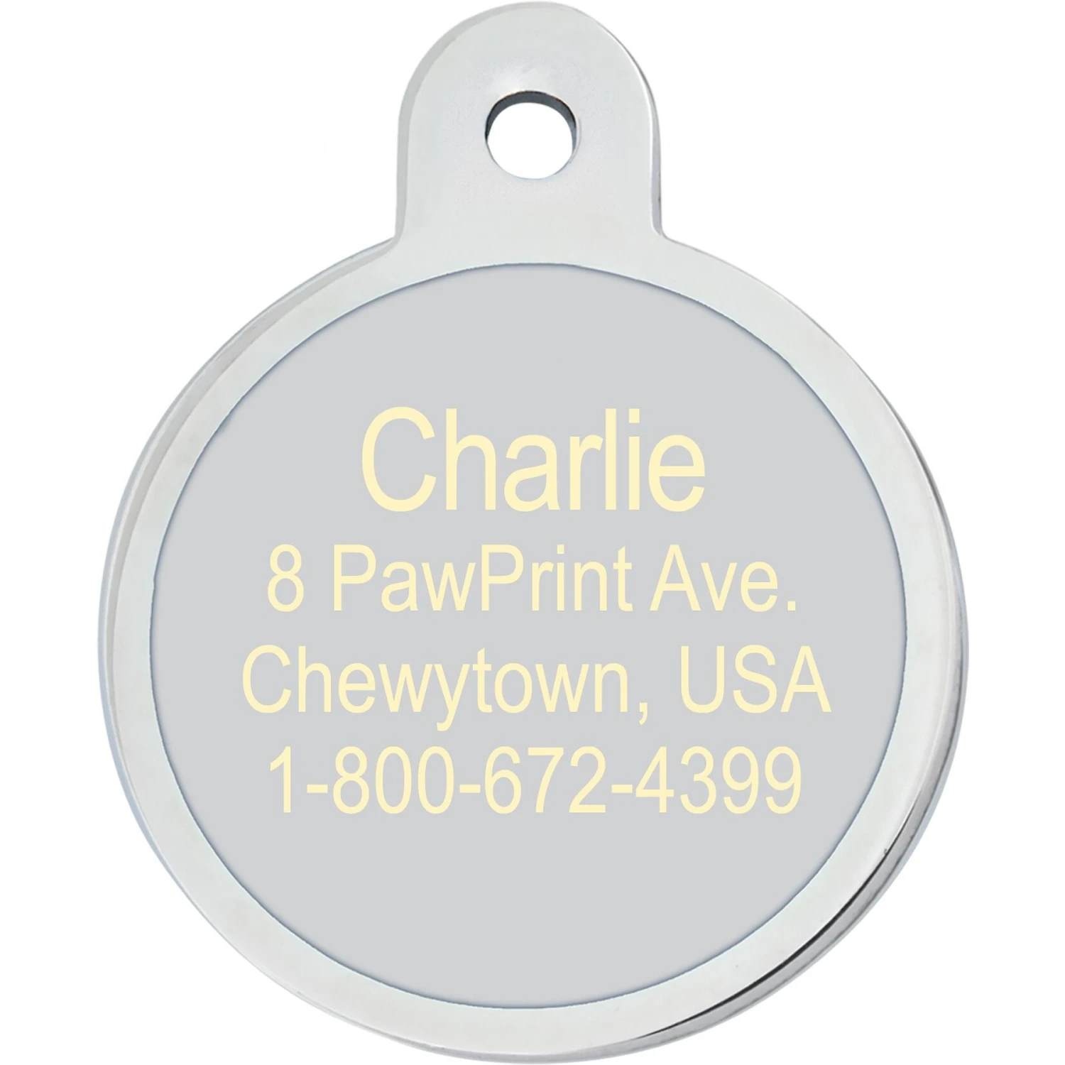 Quick-Tag Personalized Dog & Cat ID Tag, Circle Shamrock 5 Quick-Tag Personalized Dog & Cat ID Tag, Circle Shamrock - Image 3