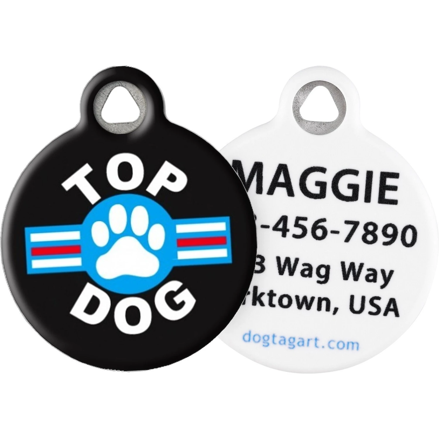 Dog Tag Art Top Dog Personalized Dog ID Tag 3 Dog Tag Art Top Dog Personalized Dog ID Tag
