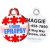 Dog Tag Art I Have Epilepsy Personalized Dog & Cat ID Tag -Blue Buffalo Shop 269658 MAIN. AC SS1800 V1612193187