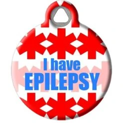 Dog Tag Art I Have Epilepsy Personalized Dog & Cat ID Tag 8 Dog Tag Art I Have Epilepsy Personalized Dog & Cat ID Tag -Blue Buffalo Shop 269658 PT1. AC SS1800 V1612308975