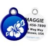Dog Tag Art Blue Hibiscus Personalized Dog & Cat ID Tag 2 Dog Tag Art Blue Hibiscus Personalized Dog & Cat ID Tag -Blue Buffalo Shop 269862 MAIN. AC SS1800 V1612319184