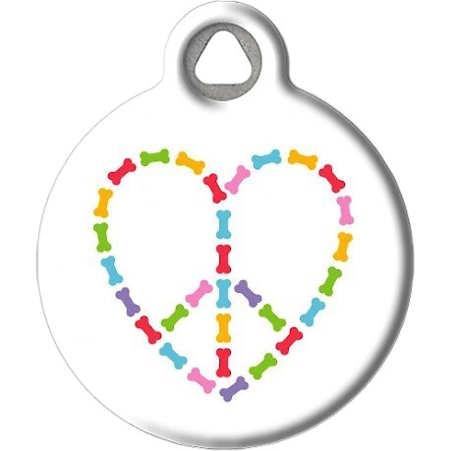 Dog Tag Art Peace & Love Bones Personalized Dog ID Tag 4 Dog Tag Art Peace & Love Bones Personalized Dog ID Tag - Image 2