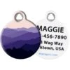 Dog Tag Art Mountain Landscape Personalized Dog & Cat ID Tag
