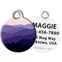 Dog Tag Art Mountain Landscape Personalized Dog & Cat ID Tag