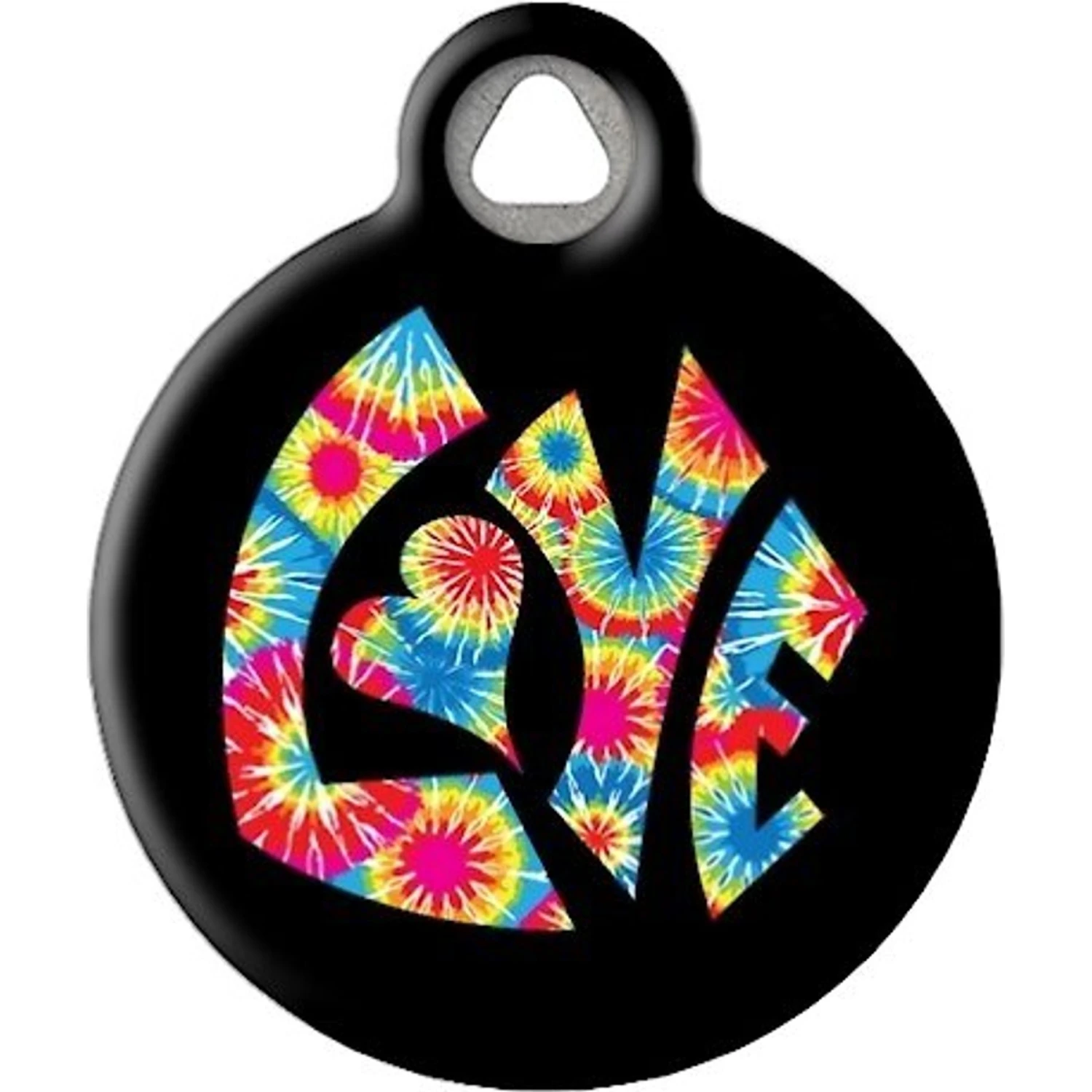 Dog Tag Art Tie Dye Love Personalized Dog & Cat ID Tag 4 Dog Tag Art Tie Dye Love Personalized Dog & Cat ID Tag - Image 2
