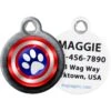 Dog Tag Art Canine America Shield Personalized Dog & Cat ID Tag 1 Dog Tag Art Canine America Shield Personalized Dog & Cat ID Tag -Blue Buffalo Shop 270085 MAIN. AC SS1800 V1612315876