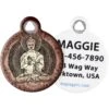 Dog Tag Art Buddha Personalized Dog & Cat ID Tag -Blue Buffalo Shop 270115 MAIN. AC SS1800 V1612322173