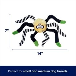 Frisco Halloween Spider Plush Squeaky Dog Toy -Blue Buffalo Shop 270379 PT1. AC SS1800 V1689878442