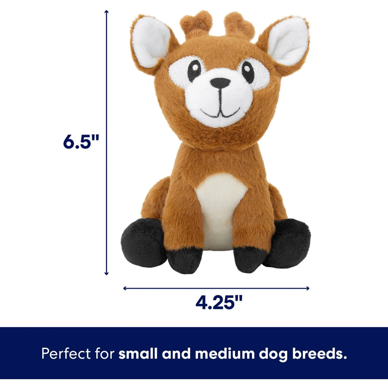 Frisco Camping Deer Plush Squeaky Dog Toy 4 Frisco Camping Deer Plush Squeaky Dog Toy - Image 2