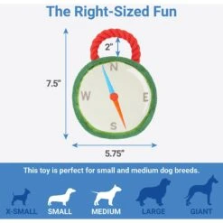 Frisco Camping Compass Plush With Rope Squeaky Dog Toy 6 Frisco Camping Compass Plush With Rope Squeaky Dog Toy -Blue Buffalo Shop 271020 PT1. AC SS1800 V1626368502
