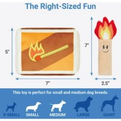 Frisco Camping Match Box 2-in-1 Plush Squeaky Dog Toy 7 Frisco Camping Match Box 2-in-1 Plush Squeaky Dog Toy -Blue Buffalo Shop 271029 PT1. AC SS1800 V1626368486