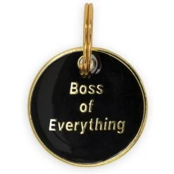 Trill Paws Boss Of Everything Personalized Dog & Cat ID Tag -Blue Buffalo Shop 272340 PT5. AC SS1800 V1631734269