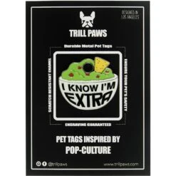 Trill Paws Extra Personalized Dog & Cat ID Tag -Blue Buffalo Shop 272356 PT4. AC SS1800 V1631733982