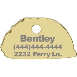 Trill Paws Taco Personalized Dog & Cat ID Tag -Blue Buffalo Shop 272398 PT3. AC SS1800 V1631734622
