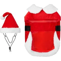 Frisco Mr. Claus Dog & Cat Costume 12 Frisco Mr. Claus Dog & Cat Costume -Blue Buffalo Shop 276142 PT5. AC SS1800 V1631574447