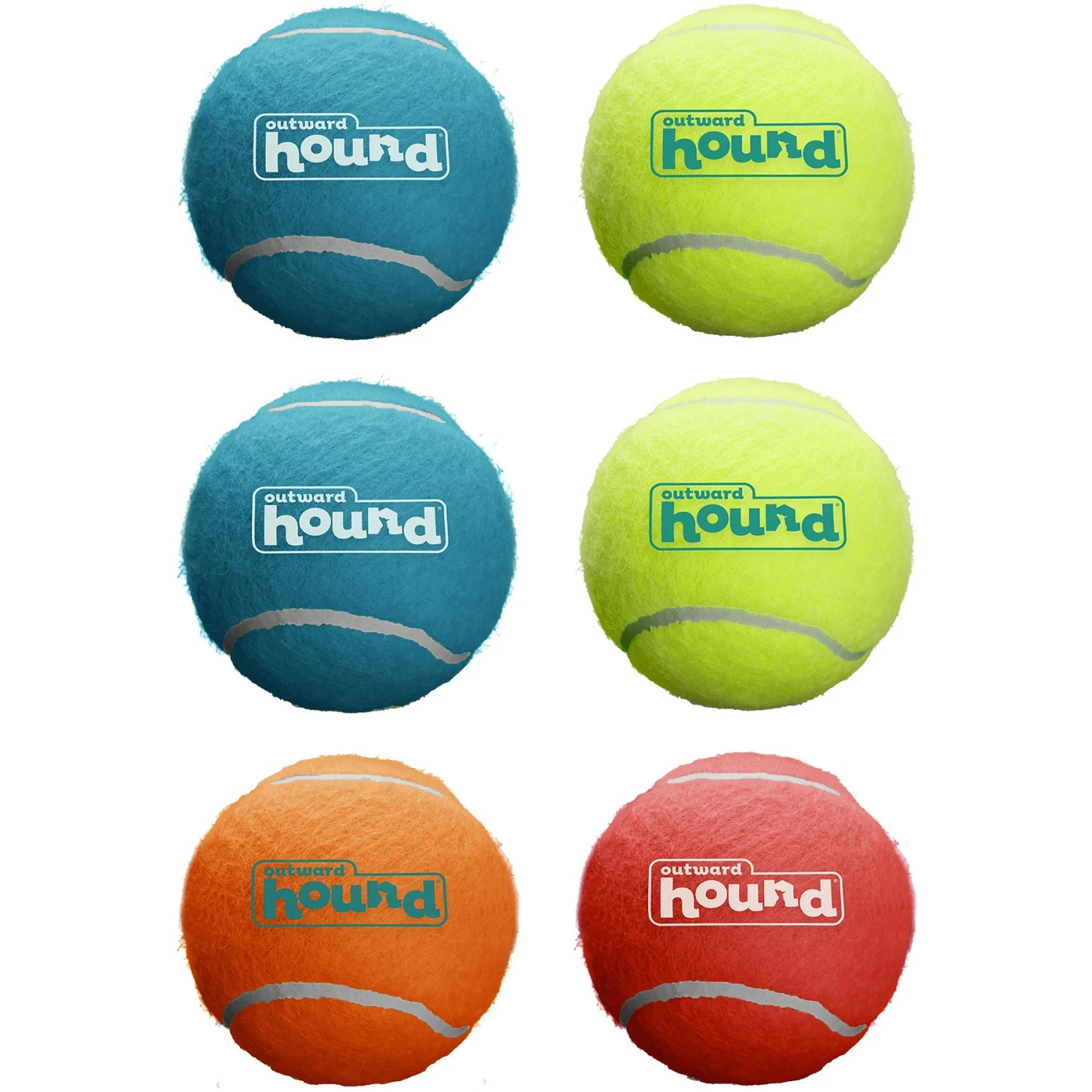 Outward Hound Squeaker Balls Medium Dog Toys, 6 Count 3 Outward Hound Squeaker Balls Medium Dog Toys, 6 Count