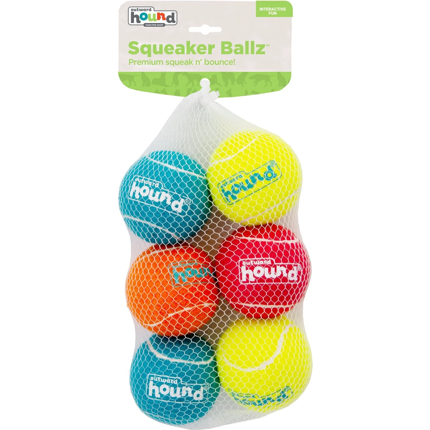 Outward Hound Squeaker Balls Medium Dog Toys, 6 Count 10 Outward Hound Squeaker Balls Medium Dog Toys, 6 Count - Image 8