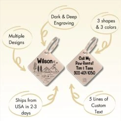 PawFurEver Diamond Personalized Dog ID Tag -Blue Buffalo Shop 280541 PT6. AC SS1800 V1694203169