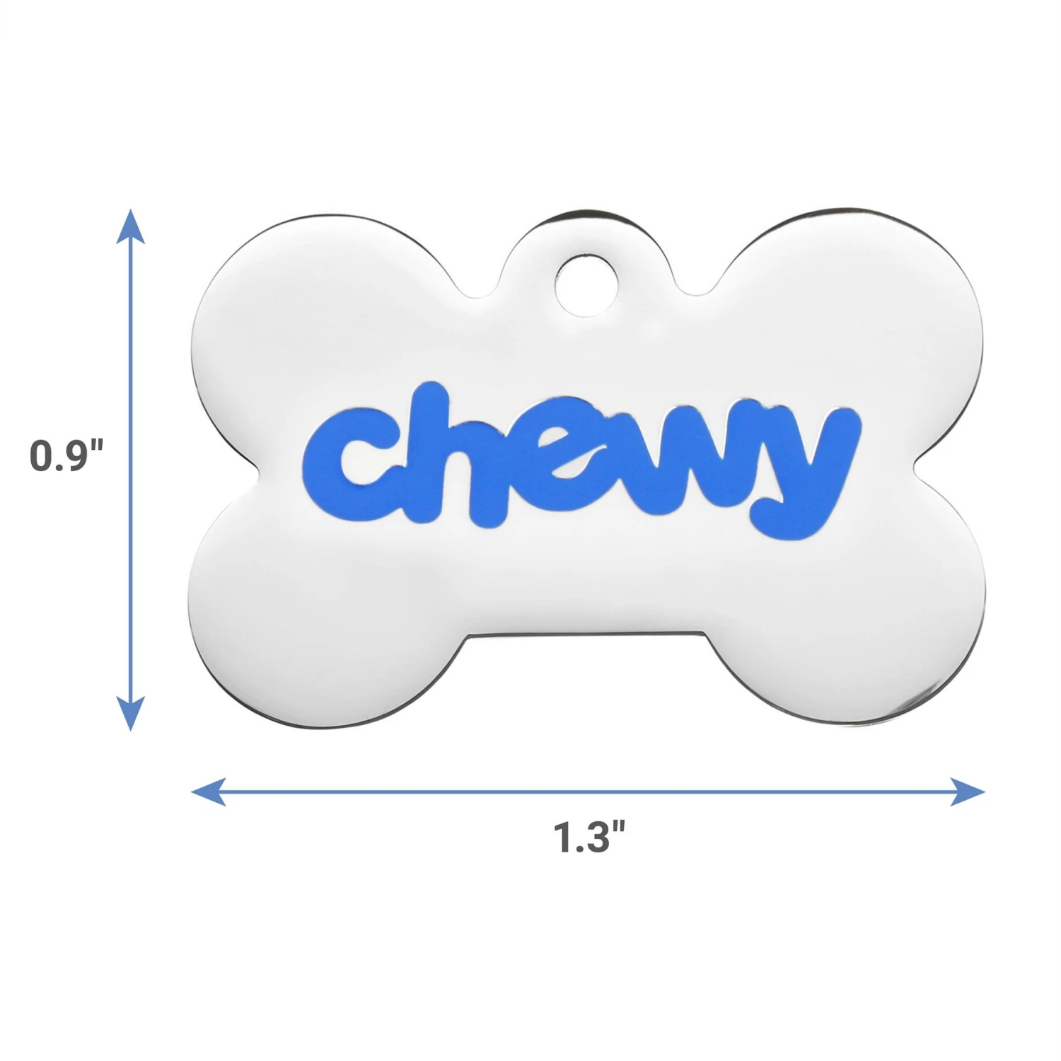 Frisco Chewy Stainless Steel Personalized Dog ID Tag With Enamel Infill 4 Frisco Chewy Stainless Steel Personalized Dog ID Tag With Enamel Infill - Image 2