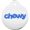 Frisco Chewy Stainless Steel Personalized Dog & Cat ID Tag With Enamel Infill, Round -Blue Buffalo Shop 281947 MAIN. AC SS1800 V1622725677