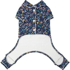 Wagatude Woodland Garden Print Dog Pajamas -Blue Buffalo Shop 282107 PT2. AC SS1800 V1632183671