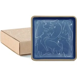 Fringe Studio "Nosey Dog Spot" Squre Stoneware Tray, Small 5 Fringe Studio "Nosey Dog Spot" Squre Stoneware Tray, Small -Blue Buffalo Shop 282484 PT1. AC SS1800 V1621344455