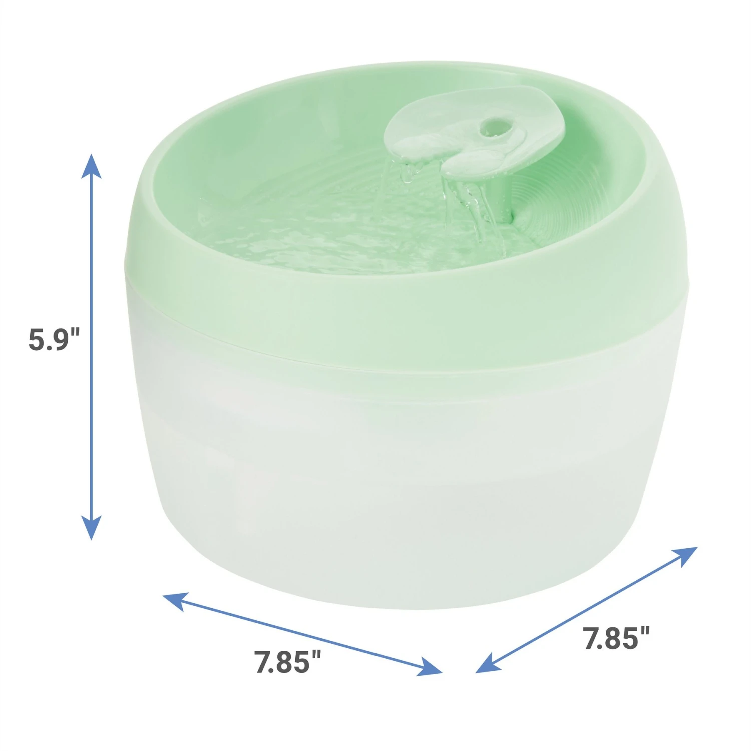 Frisco Whimsical Leaf Round Dog & Cat Fountain 4 Frisco Whimsical Leaf Round Dog & Cat Fountain - Image 2