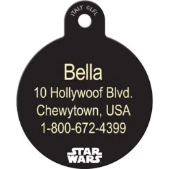 Quick-Tag Star Wars BB-8 How I Roll Circle Personalized Dog & Cat ID Tag -Blue Buffalo Shop 286306 PT2. AC SS1800 V1619216817